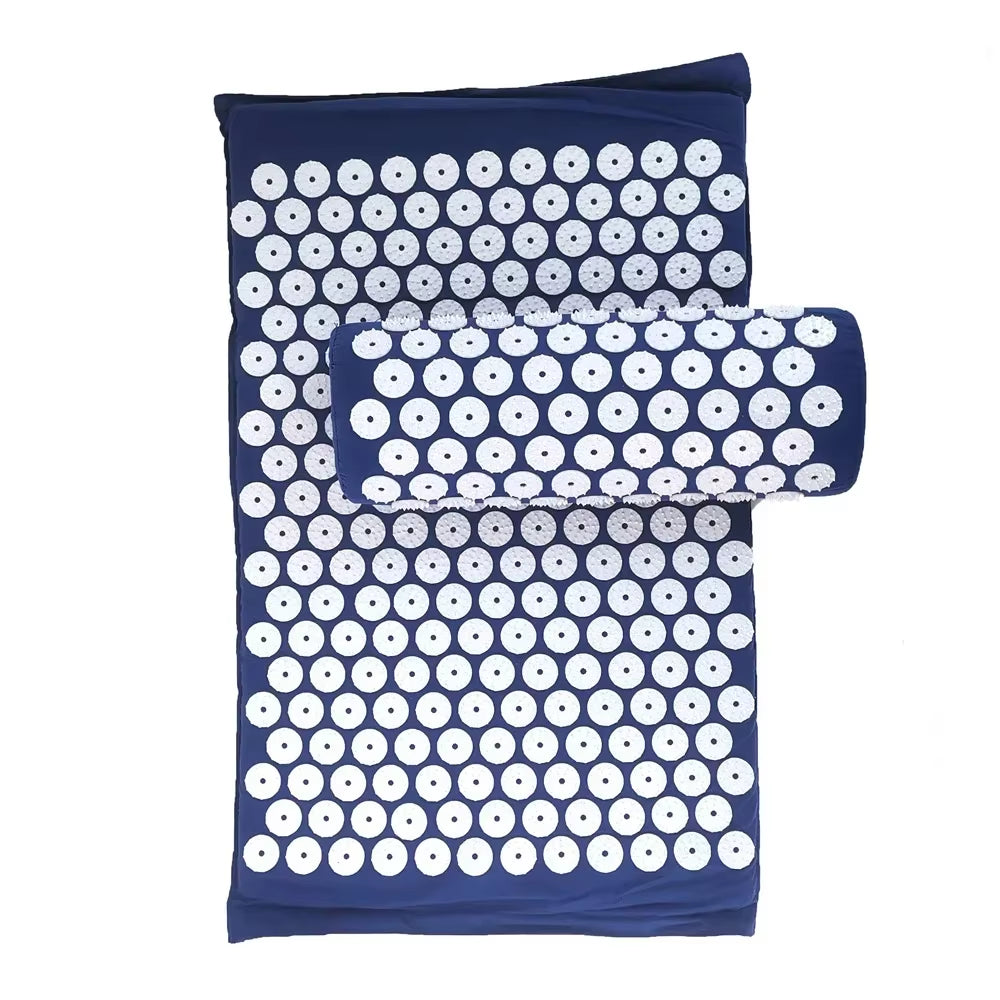 Acupuncture Mat – Acupressure Spike Mat and Pillow Set for Pain Relief, Stress Reduction, and Body Wellness