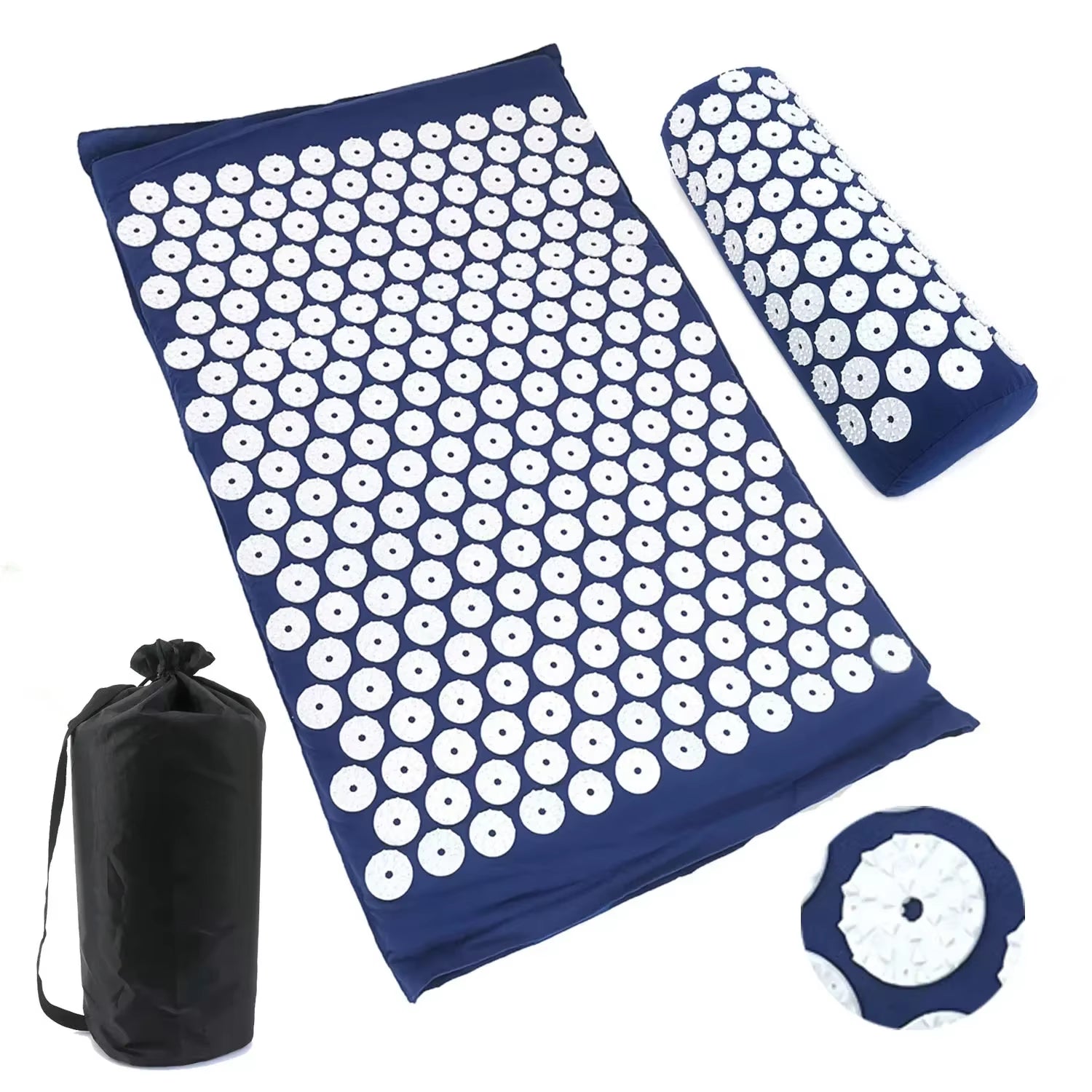 Acupuncture Mat – Acupressure Spike Mat and Pillow Set for Pain Relief, Stress Reduction, and Body Wellness