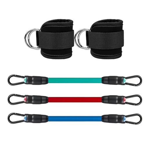 Ankle Straps Resistance Bands Set for Fitness & Yoga